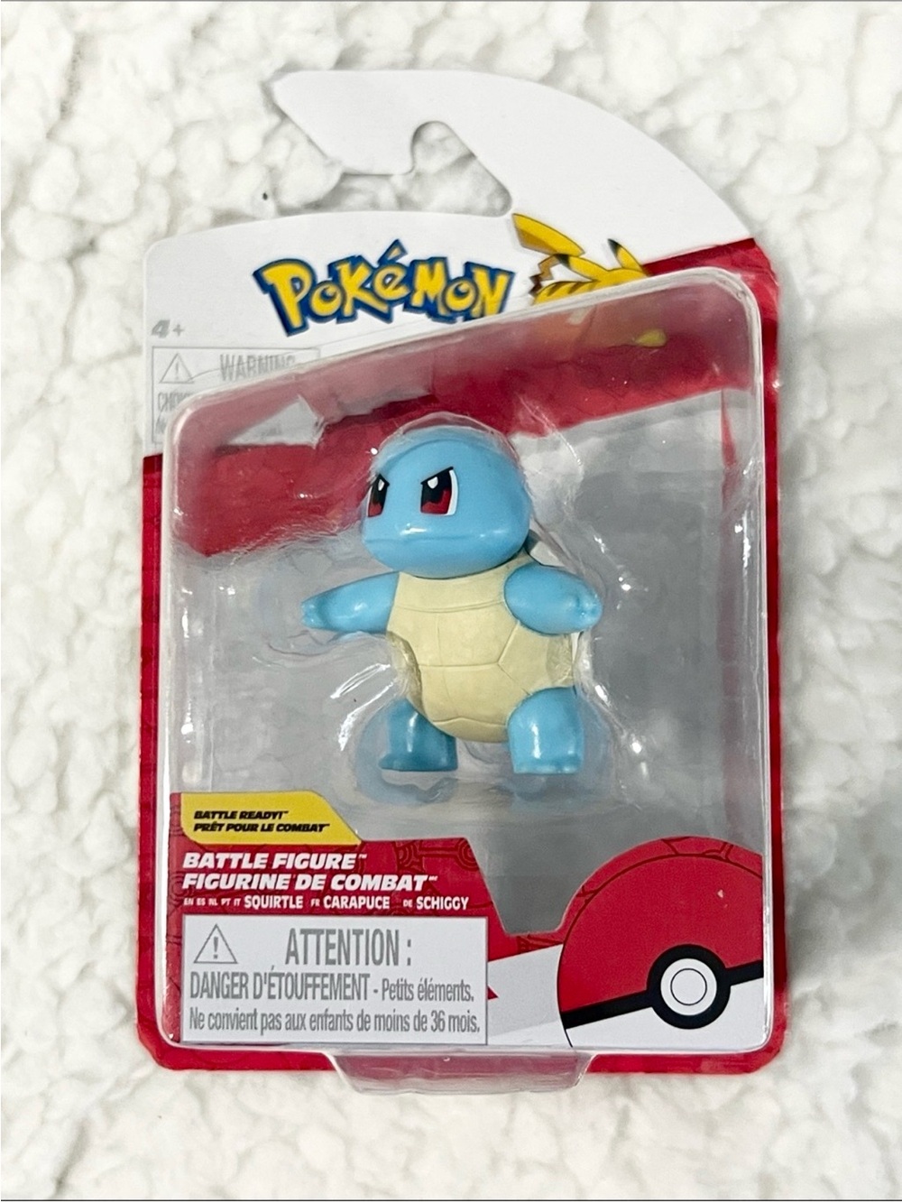 Pokémon Squirtle Battle Figure - Blue & Cream